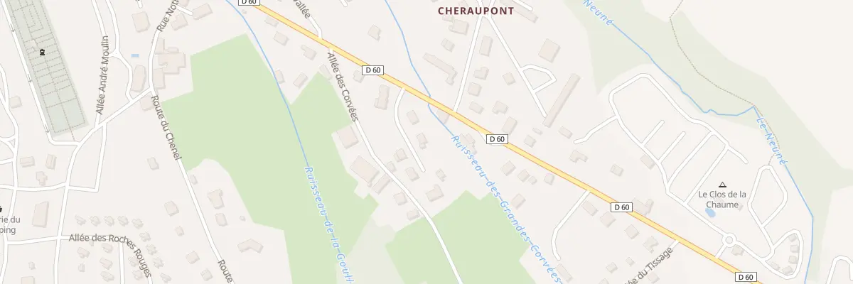 Plan du 71 Imp Elisabeth Adams à Corcieux