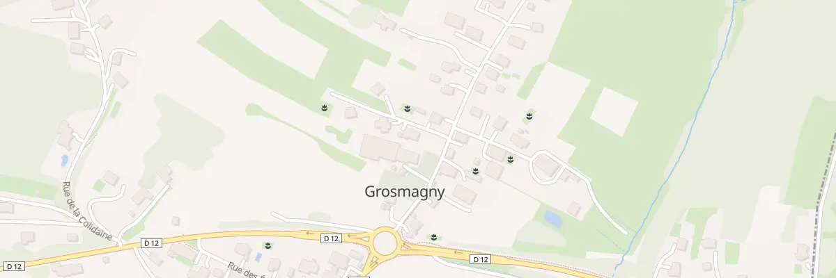 Plan du 5 Rue de la Liberation à Grosmagny