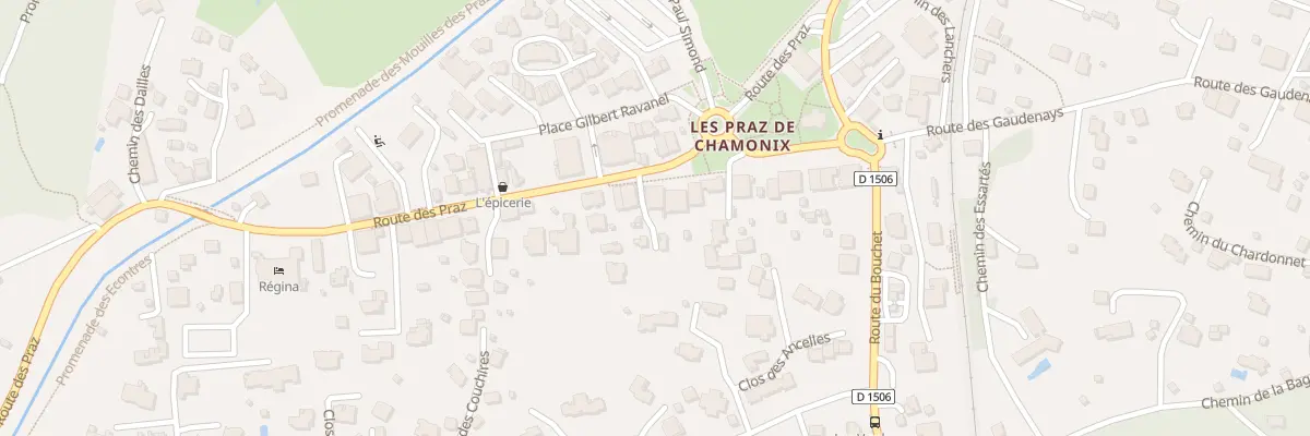 Plan du 1656 Rte des Praz à Chamonix-Mont-Blanc