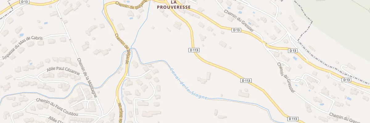 Plan du 19 Bd des Cinq Communes à Peymeinade