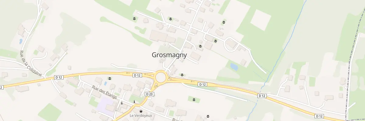 Plan du 6 Rue de la Liberation à Grosmagny