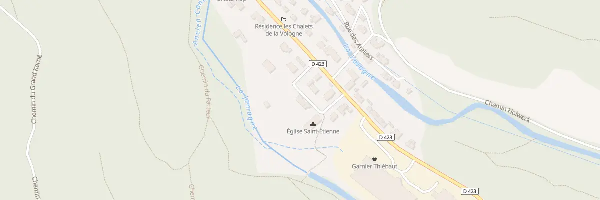 Plan du 6 Rue de l’Eglise St Etienne à Gérardmer