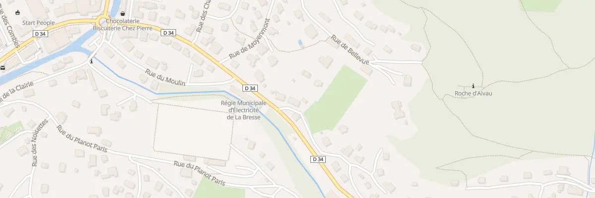 Plan du 1 Che de Rechigoutte à La Bresse