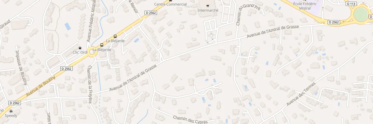 Plan du 48 Av Amiral de Grasse à Peymeinade