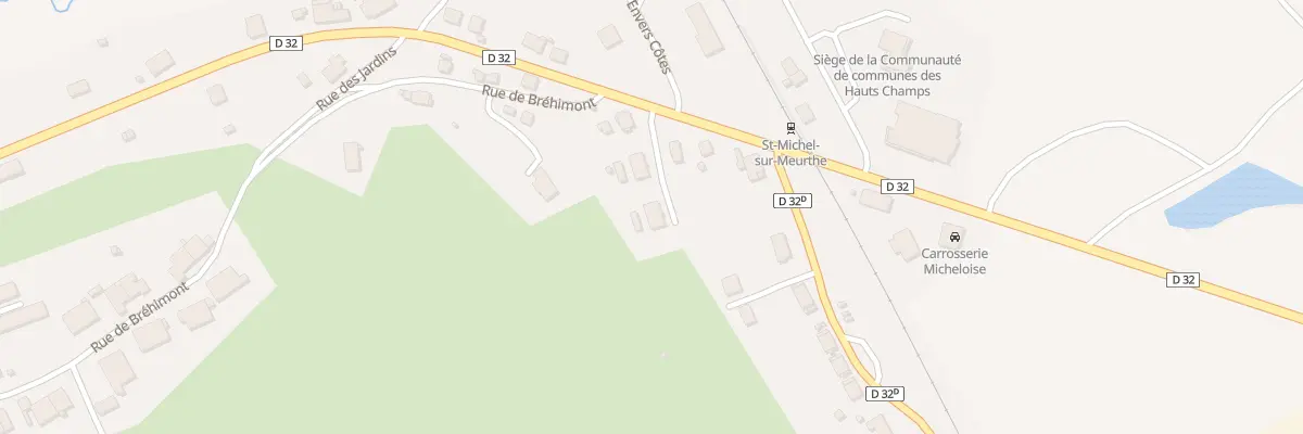 Plan du 309 Rte de Rambervillers à Saint-Michel-sur-Meurthe