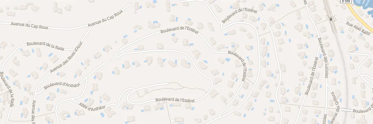 Plan du 2056 Bd de l’Estérel à Saint-Raphaël
