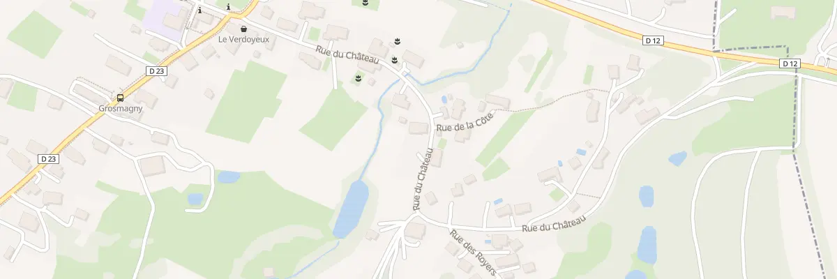 Plan du 10 Rue du Chateau à Grosmagny