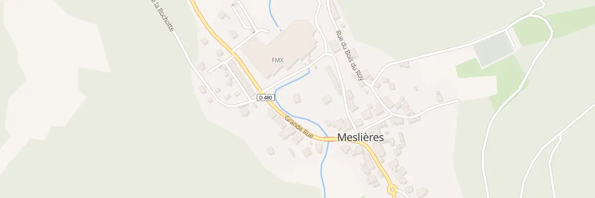 Plan du 3 Rue de la Poste à Meslières