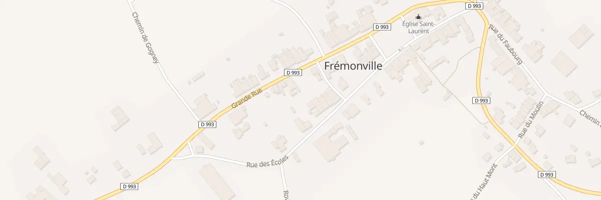 Plan du 9 Grande Rue à Frémonville