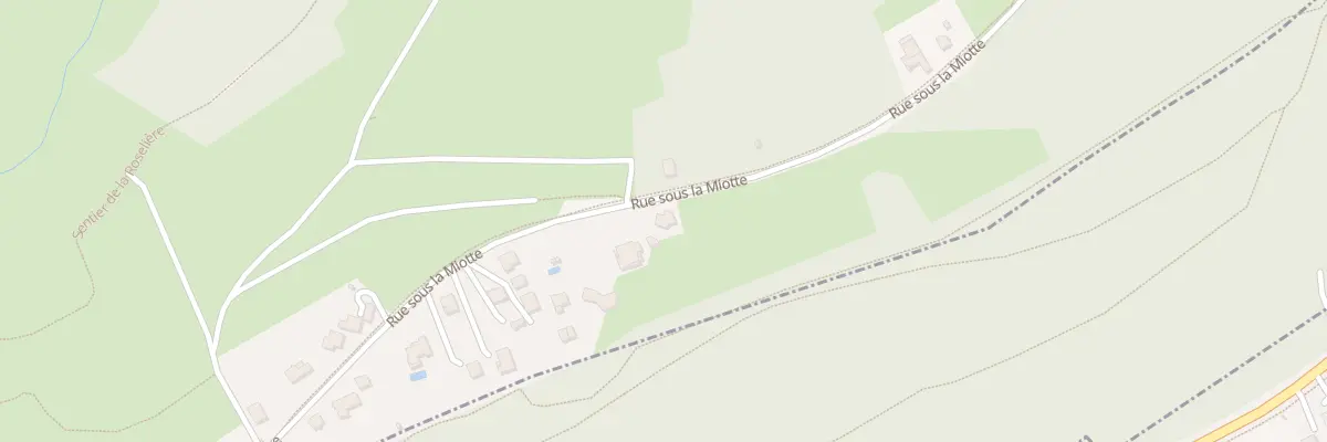 Plan du 64 Rue sous la Miotte à Offemont