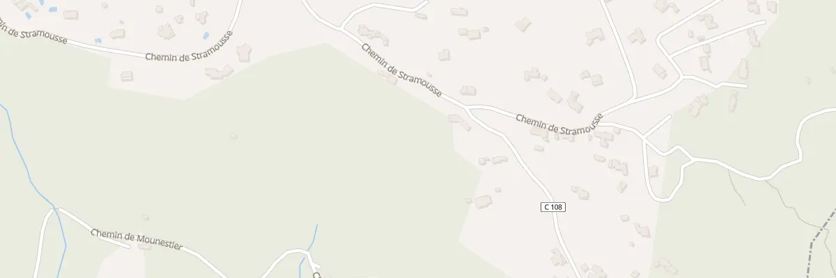 Plan du 1190 Che de Stramousse à Cabris