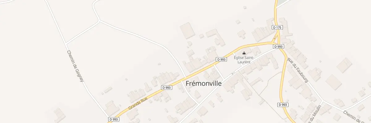 Plan du 38 Grande Rue à Frémonville