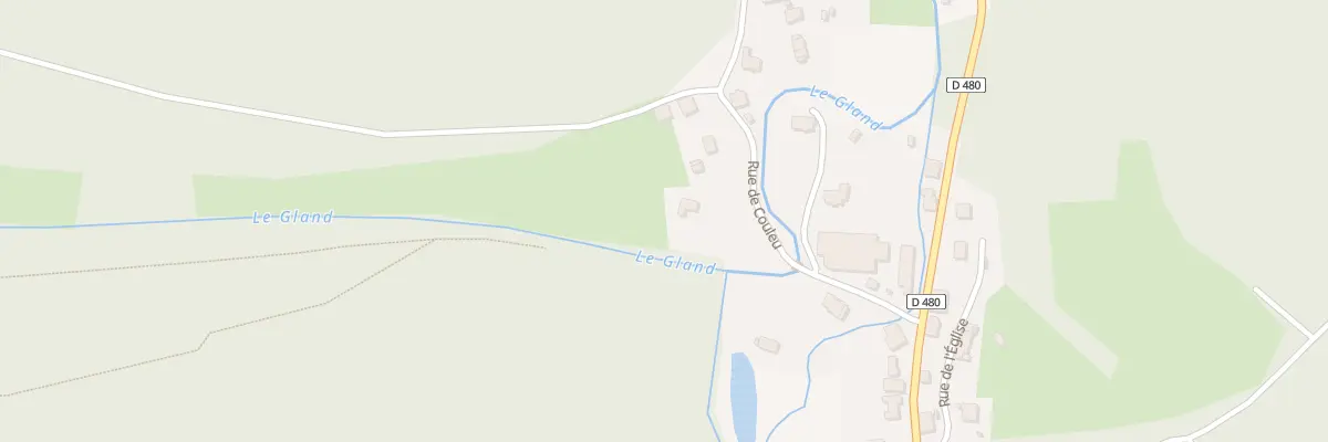 Plan du 7 Rue de Couleu à Glay