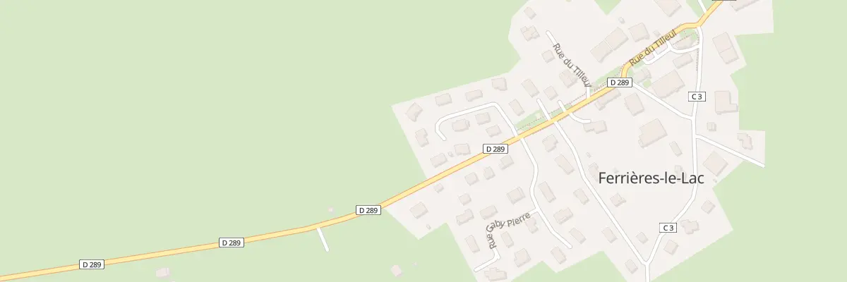 Plan du 12 Rue des Lilas à Ferrières-le-Lac