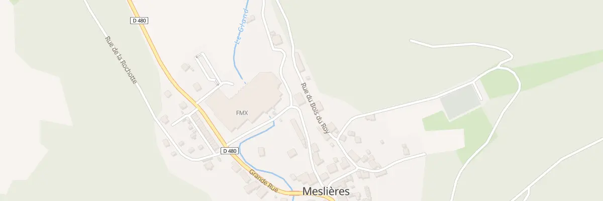Plan du 6 Rue de la Poste à Meslières