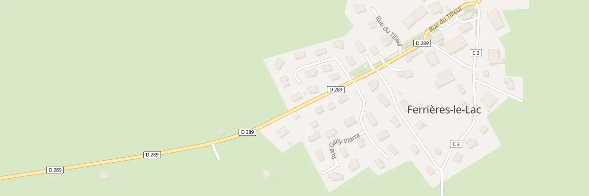 Plan du 5060 Rue des Lilas à Ferrières-le-Lac