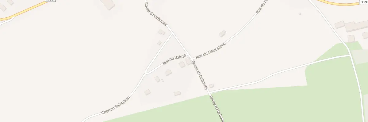 Plan du 1 Rue d’Harbouey à Frémonville