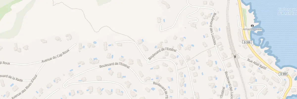 Plan du 1030A Bd de l’Estérel à Saint-Raphaël