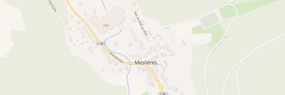 Plan du 2 Rue de la Poste à Meslières