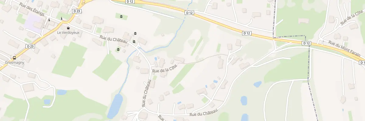 Plan du 5 Rue de la Cote à Vézelois