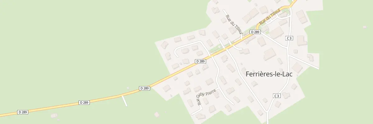 Plan du 7 Rue des Lilas à Ferrières-le-Lac