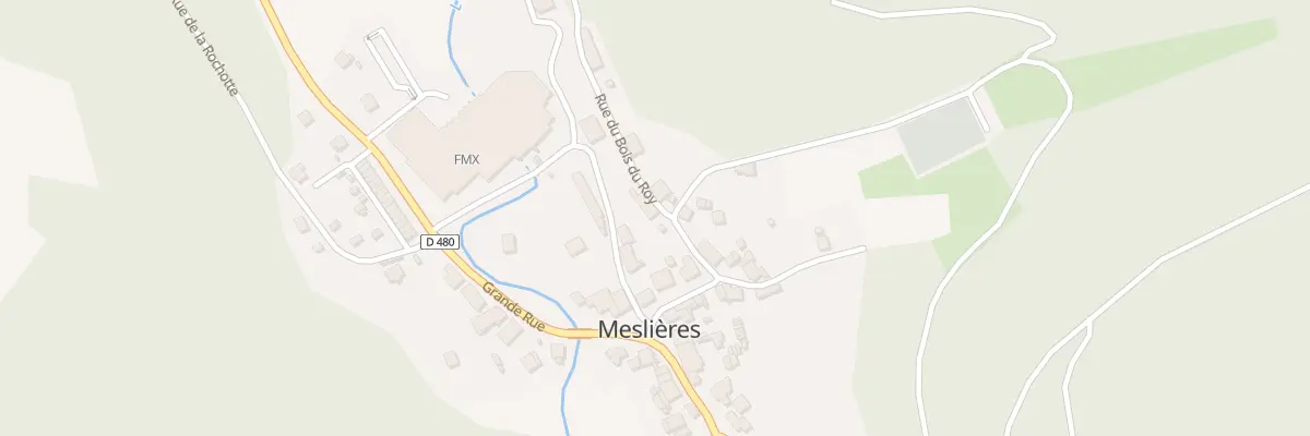 Plan du 1 Rue du Bois du Roy à Meslières