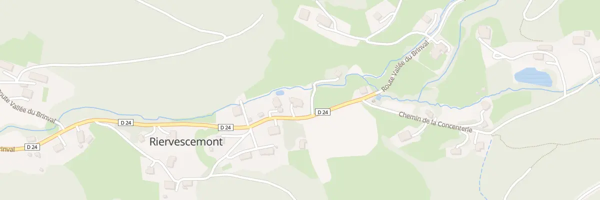 Plan du 19B Rte Vallee du Brinval à Riervescemont