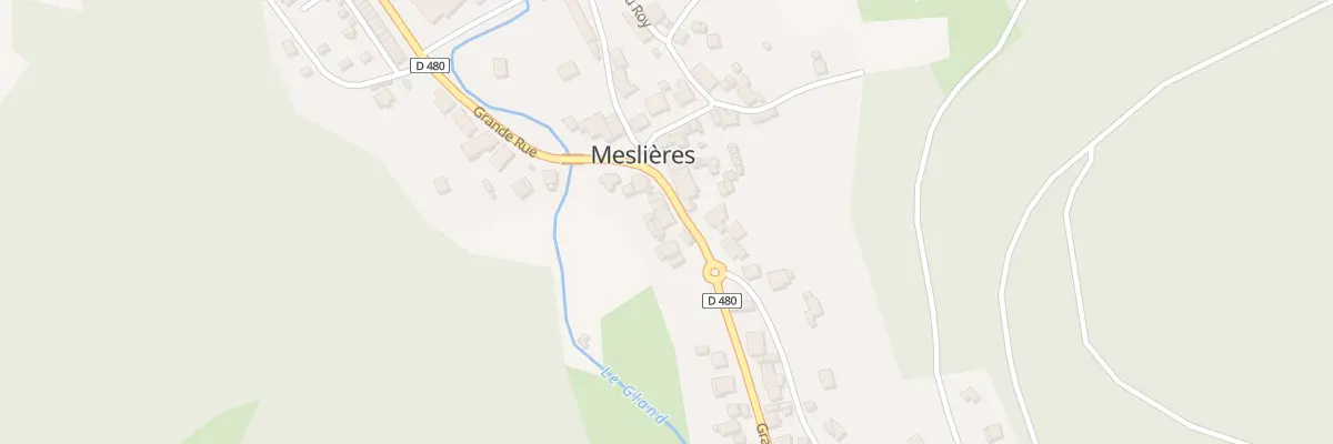 Plan du 25 Gr Grande Rue à Meslières