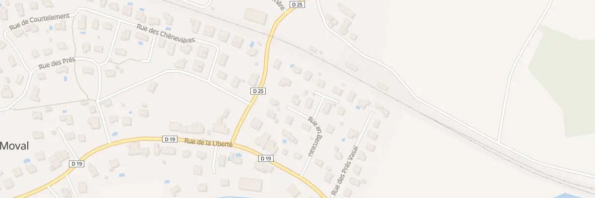 Plan du 18 Rue en Berceau à Meroux-Moval