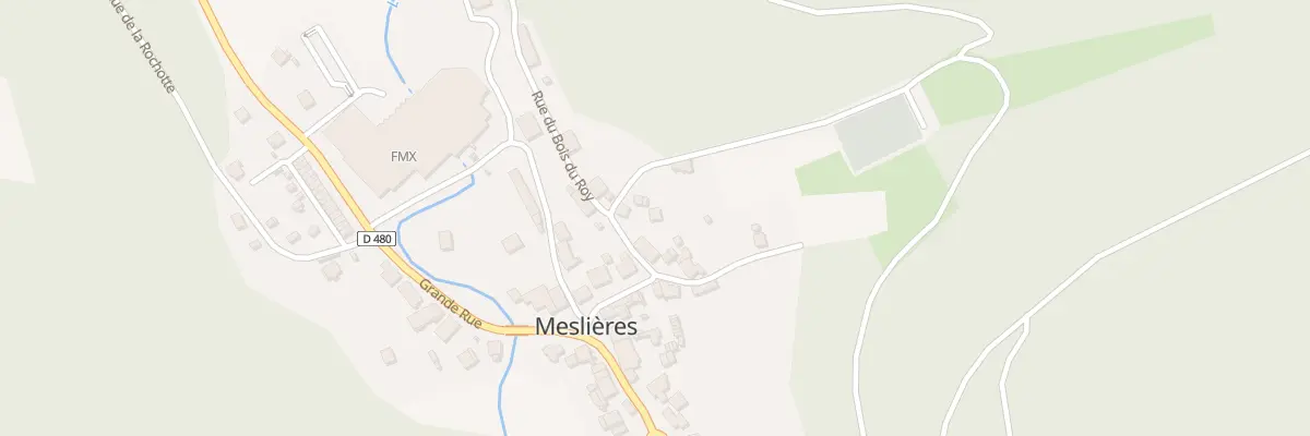 Plan du 2B Rue du Bois du Roy à Meslières