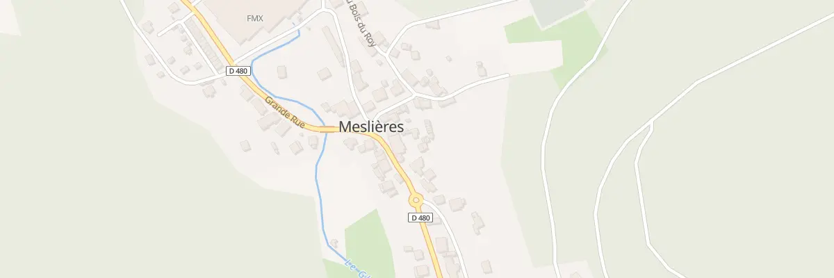 Plan du 28 Gr Grande Rue à Meslières