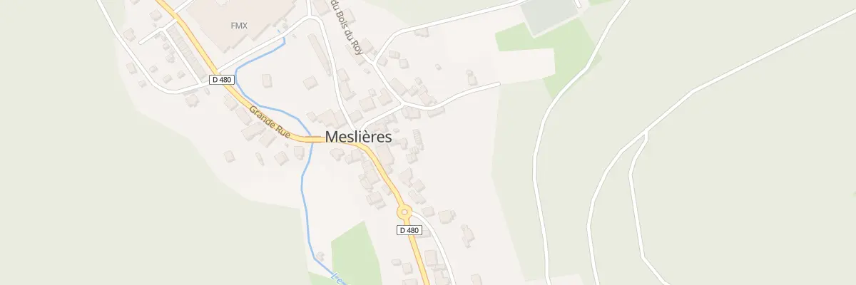 Plan du 6B Rue des Eaux à Meslières