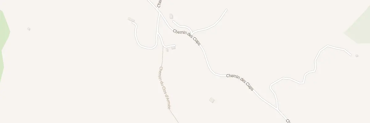 Plan du 1622 Che des Claps à Caussols
