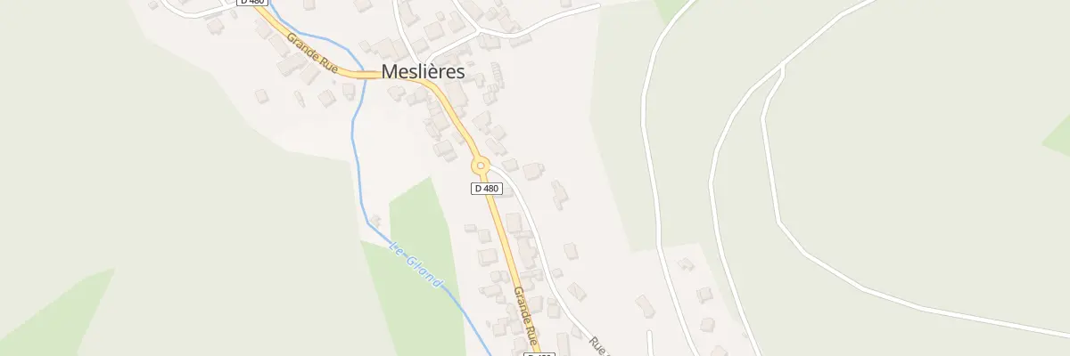 Plan du 3 Rue du Coteau à Meslières