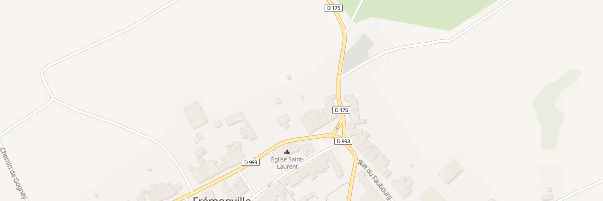 Plan du 54 Grande Rue à Frémonville