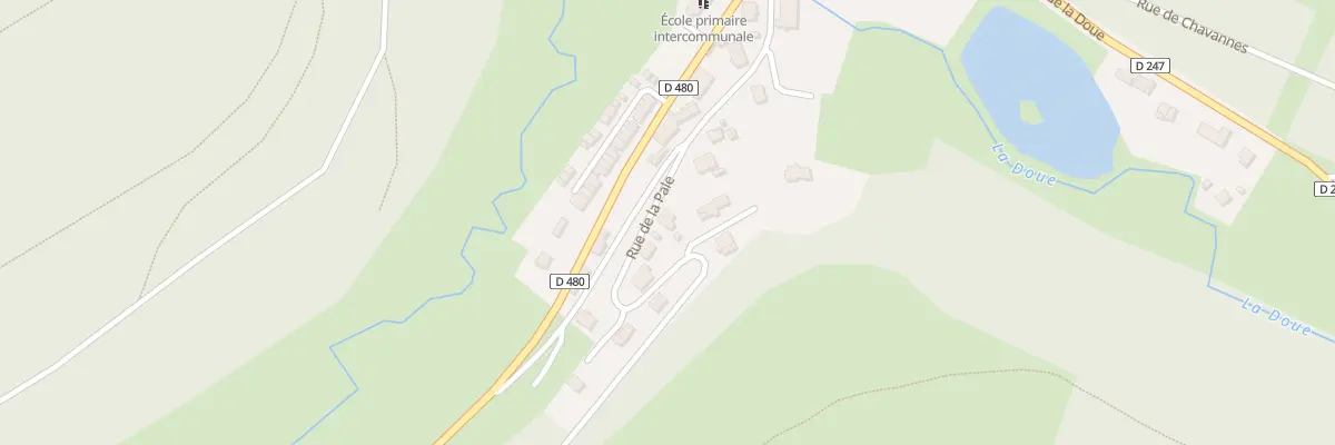 Plan du 7B Rue de la Pale à Glay