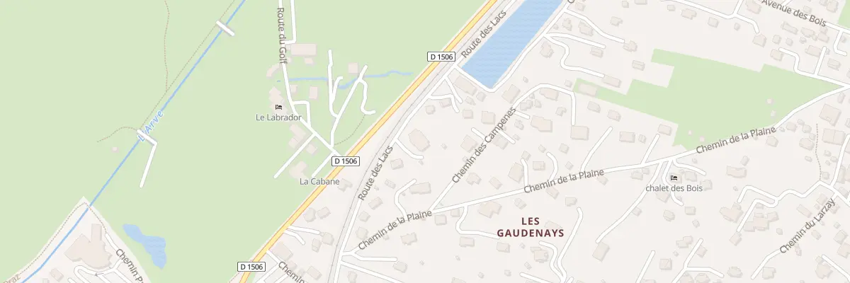 Plan du 286 Rte des Lacs à Chamonix-Mont-Blanc