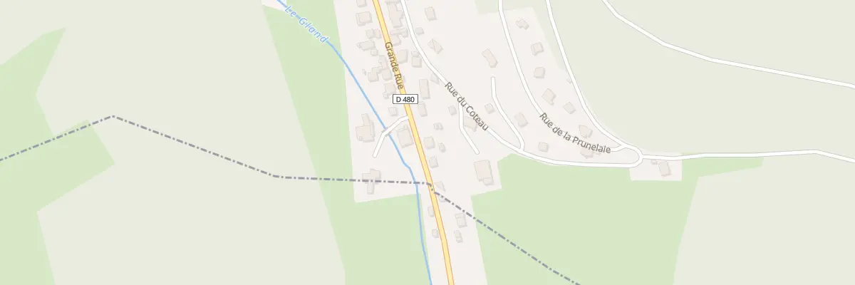 Plan du 4 Grande Rue à Meslières