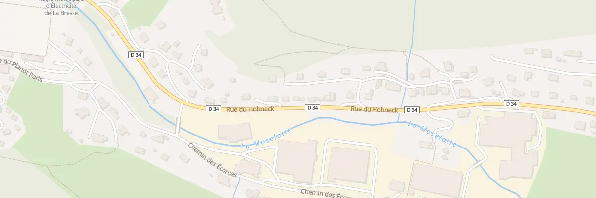 Plan du 45 Rue du Hohneck à La Bresse