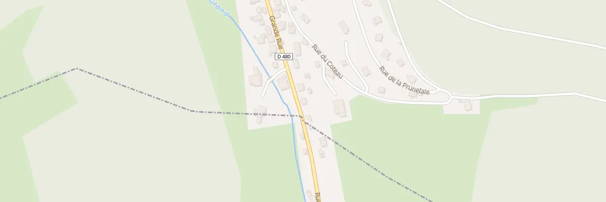 Plan du 2 Gr Grande Rue à Meslières