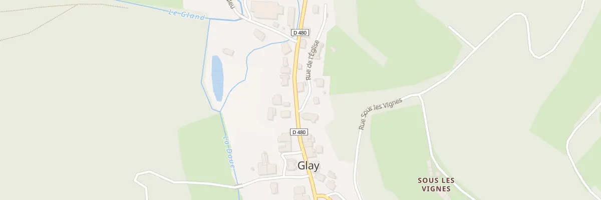 Plan du 12 Rue du Moulin à Glay
