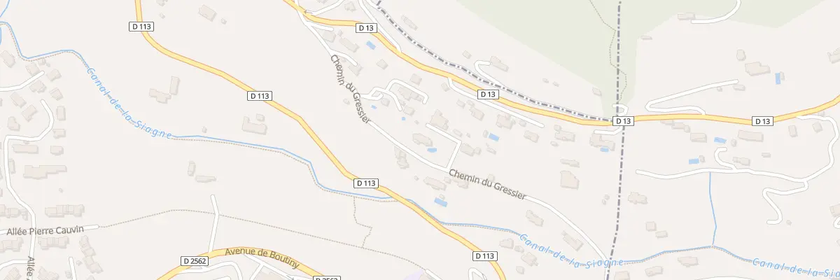 Plan du 38 Che du Gressier à Peymeinade