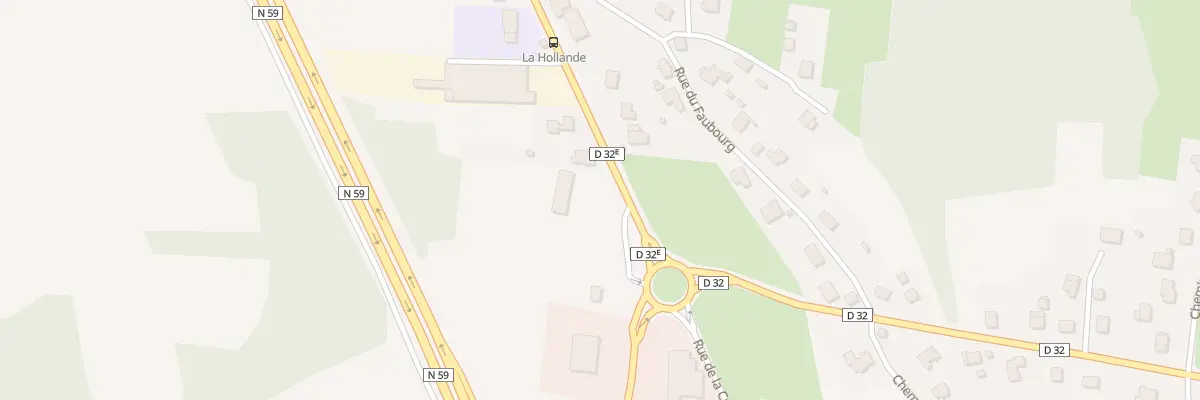Plan du 407 Rte Principale à La Voivre