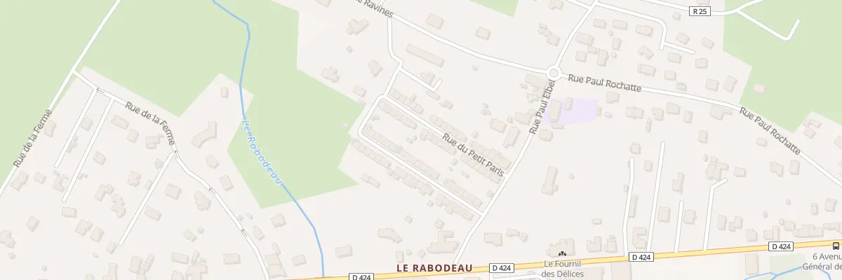 Plan du 59 Rue Du Petit Paris à Moyenmoutier