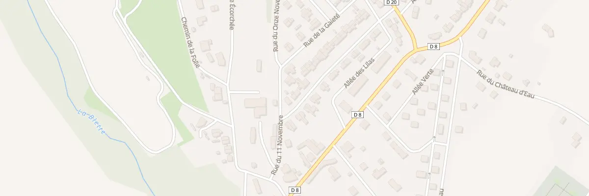 Plan du 1 Rue de la Renaissance à Badonviller