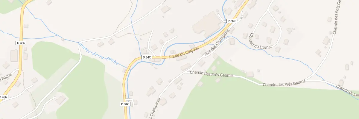 Plan du 10 Rte du Chajoux à La Bresse