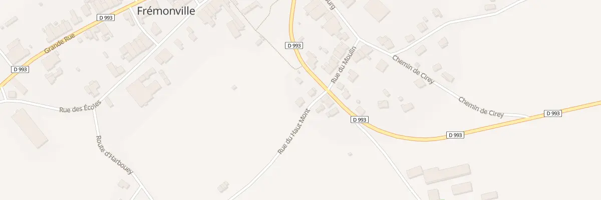 Plan du 5 Rue du Haut de Mont à Frémonville