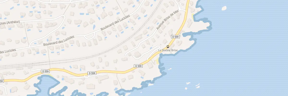 Plan du 225 Av Brise de Mer à Saint-Raphaël