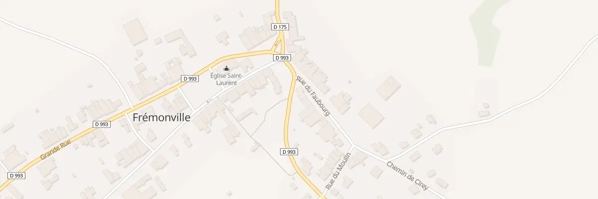 Plan du 64 Grande Rue à Frémonville