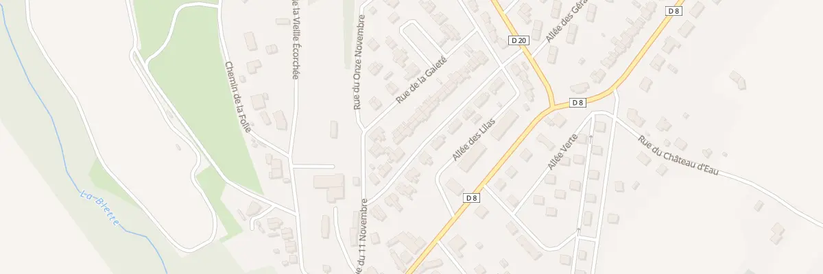 Plan du 11 Rue de la Renaissance à Badonviller